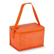 pomarańczowy - R-PET 6 Torba chłodząca na puszki z włókniny 20 x 13 x 12,5 cm 75g/m²