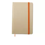 Notes A6 z recyklingu 96 kartek gładkie EVERNOTE Pomaranczowy
