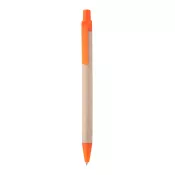 pomarańcz - Długopis z papieru z recyklingu Tori 
