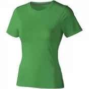 Zielona paproć - Damski t-shirt Nanaimo z krótkim rękawem