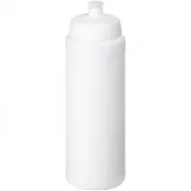 Biały - Bidon Baseline® Plus o pojemności 750 ml z wieczkiem sportowym