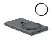 Powerbank magnetyczny 5000 mAh 15W z aluminium PAWTT Tytanowy