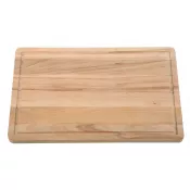 brązowy - Deska do krojenia z drewna bukowego WOODEN PREMIUM