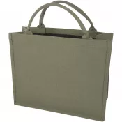 Zielony - Page torba na zakupy z materiału z recyklingu o gramaturze 400 g/m²