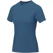 Tech blue - Damski t-shirt Nanaimo z krótkim rękawem