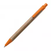 pomarańczowy - Długopis tekturowy