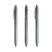 Ciemno szary - Długopis z recyklingowanego ABS / Metalisse
