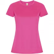 Pink Fluor - Damska koszulka sportowa poliestrowa 135 g/m² ROLY IMOLA WOMAN 0428
