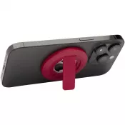 Czerwony - Ain magnetyczny stojak na telefon z tworzyw sztucznych pochodzących z recyklingu z otwieraczem do butelek 