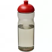 Ciemnografitowy-Czerwony - Bidon H2O Eco o pojemności 650 ml z wypukłym wieczkiem