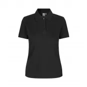 Black - Koszulka bawełniana damska 210 g/m² ID Polo/stretch 527