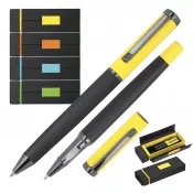 Zestaw piśmienny długopis i pióro kulkowe REGINALD