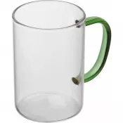 zielony - Szklany kubek 250 ml