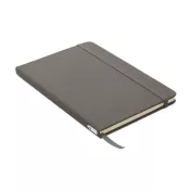 Notes A5 w okładce z RPET 80 kartek w linię NOTE RPET Kamienny Szary
