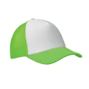 Czapka trucker 5-panelowa 150 g/m² BUBBLE Fluorescencyjny Zielony