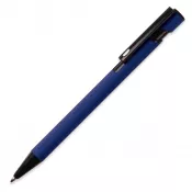 ciemnoniebieski - Długopis Valencia soft-touch