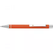 pomarańczowy - Metalowy długopis Almeira