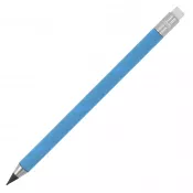 niebieski - Długopis bez tuszu z gumką