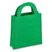 zielony - Filcowa torba prezentowa 15x21cm