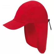 czerwony - Dziecięca czapka z osłoną szyi WICKIE