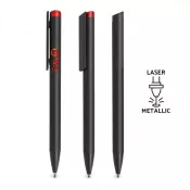 Dark Red - Długopis metalowy CLIPSY soft touch