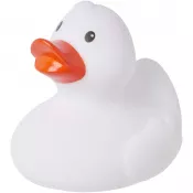 Biały - Quack gadżet antystresowy w kształcie kaczki