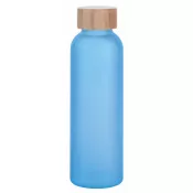 niebieski - Szklana butelka TAKE FROSTY 500 ml