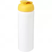 Biały-Żółty - Bidon Baseline® Plus o pojemności 750 ml z wieczkiem zaciskowym i uchwytem