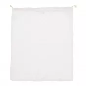 biały - Bawełniana torba wielokrotnego użytku na żywność OEKO-TEX® 40x45cm