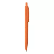 pomarańcz - Wipper długopis ze słomy pszenicznej