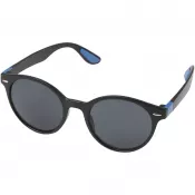 Niebieski - Okrągłe, modne okulary przeciwsłoneczne Steven