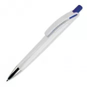 biało / ciemnoniebieski - Długopis RIva w mocnym kolorze