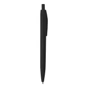 czarny - Wipper długopis ze słomy pszenicznej