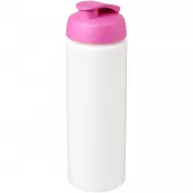 Biały-Różowy - Bidon Baseline® Plus o pojemności 750 ml z wieczkiem zaciskowym i uchwytem