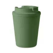 Kubek dwuścienny z PP 300 ml TRIDUS Ciemnozielony