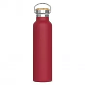 ciemnoczerwony - Butelka termiczna z podwójnymi ściankami Ashton 650ml