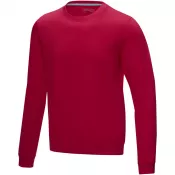 Czerwony - Męska organiczna bluza Jasper wykonana z GRS z recyclingu i posiadająca certyfikat GOTS