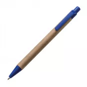 niebieski - Długopis tekturowy