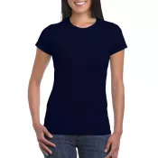 Navy - Koszulka bawełniana 150 g/m² Gildan SoftStyle™ - DAMSKA