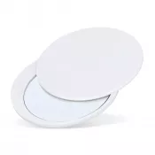 biały - Przesuwane kompaktowe lusterko Poise