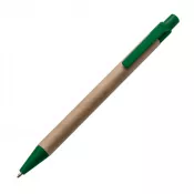 zielony - Długopis tekturowy