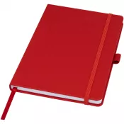 Czerwony - Notatnik w formacie A5 z papieru z recyklingu z okładką z plastiku z recyklingu Honua