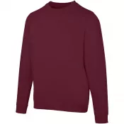 Głęboki bordowy - Jasper organiczna bluza unisex z recyklingu o gramaturze 280 g/m² z okrągłym dekoltem i certyfikatem OCS