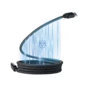Kabel magnetyczny pleciony USB-C 60W z RPET BRAID