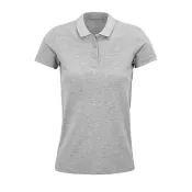 Polo damskie organiczne 170 g/m² Sol's PLANET WOMEN Szary Melanż 2