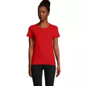 Koszulka organiczna 175 g/m² Sol's PIONEER WOMEN Czerwony