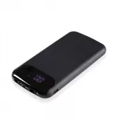 czarny - Power bank 8000 mAh Mauro Conti, ładowarka bezprzewodowa 5W | Eric