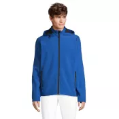 Softshell męski z kapturem Sol's RACE HOODED MEN Niebieski