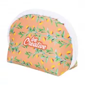 biały - CreaBeauty Soft S personalizowana kosmetyczka RPET