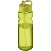 Limonka-Limonka - Bidon H2O Base® o pojemności 650 ml z wieczkiem z słomką